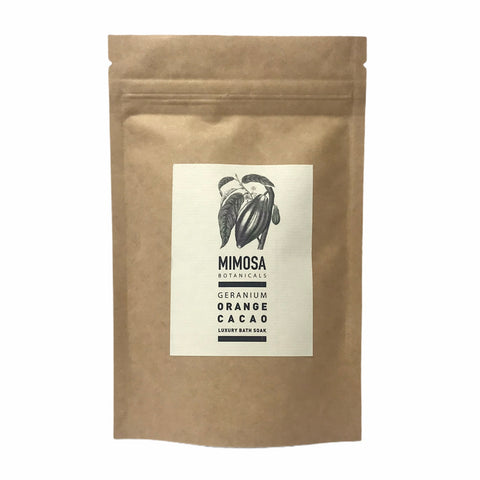 Geranium, Orange & Cacao Bath Soak 125gm Sachet