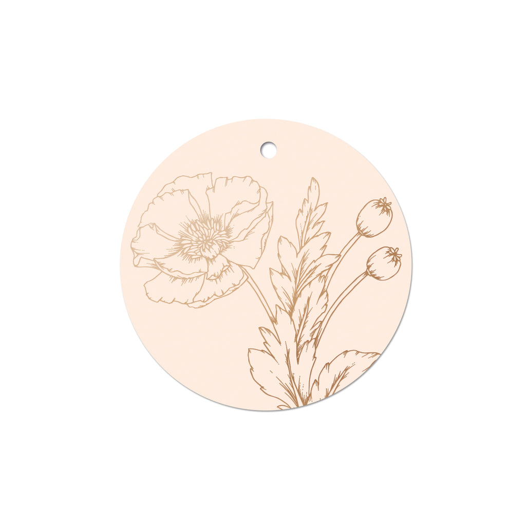 Poppy Gift Tag