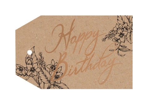 Happy Birthday Gift Tag